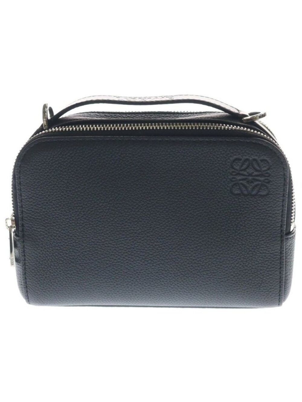 Loewe Anagram Camera Bag Mini Soft Grain Calfskin Black
